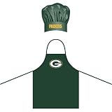 NFL Green Bay Packers Chef Hat and Apron Set