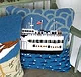 Islander Boat Kedron Design Pillow