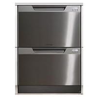 Fisher and Paykel : DD24DCX6 Semi-Integrated Double DishDrawer - Stainless Steel with LCD Display