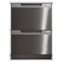 Fisher & Paykel : DD24DCX6 Semi-Integrated Double DishDrawer - Stainless Steel with LCD Display