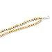 Sterling Silver Double Strand Champagne Cultured title=