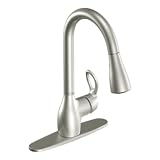 Search : Moen Kleo Classic stainless one-handle diverter pulldown kitchen faucet