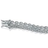 Diamond Accent Platinum Over Sterling Silver Bracelet 7 1