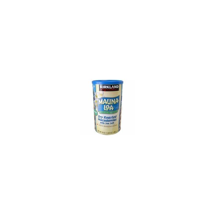 KS Mauna Loa Dry Roasted Macadamias 24 oz - 100% Hawaiian Grown with Sea Salt