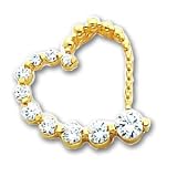 14k AA Diamond Journey Pendant