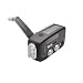 Etón FR160B Microlink Self-Powered AM/FM/NOAA Weather Radio with Flashlight, Solar Power and Cell Phone Charger (Black)