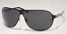 Apparel : POLO RALPH LAUREN PH 3002T 9007/87 MATTE BLACK/GRAY AVIATOR SUNGLASSES