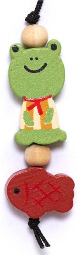 Imagen principal de colgantes para móvil de cabeza de ranita verde