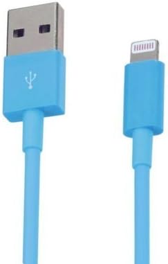 Blackangel Authentic Genuine OEM Charger USB 3ft Cable Cord for Apple iPhone 5 / 5S / 5C(Blue)