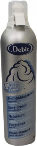 Debic Sprühsahne ungesüsst 35% 700ml