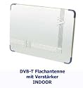 DVB-T Flachantenne mit Verst&auml;rker Indoor