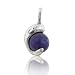 Sterling Silver Sperm WHALE on Amethyst Pendant