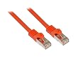 Patchkabel Cat. 7 S/FTP PiMF halogenfrei (LSOH), 600MHz, orange, 0,5m, Good Connections�