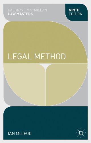 Legal Method (Palgrave Law Masters)