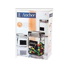 Click here to buy Anchor Hocking Stackable Storage Set 3-pc. by Anchor Hocking.