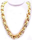 Designer 18k Gold Necklace and Bracelet Set