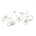 6 Piece Brainteasers Mini Wire Puzzle Set