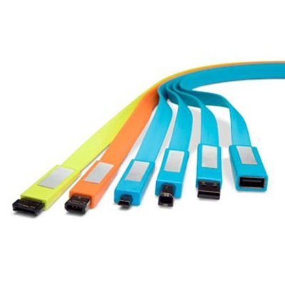 LaCie FireWire 400 to FireWire 800 Flat Cable (130849)