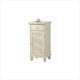 IMAGE OF Pegasus CTAF1735D Cottage Floor Cabinet, Premium Antique White