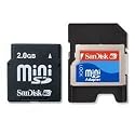 2GB SanDisk MiniSD Mini Secure Digital Memory Card (Bulk)