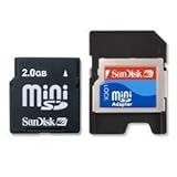 SanDisk - Flash memory card ( SD adapter included ) - 2 GB - miniSD