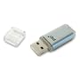 PQI 4GB U273 USB Flash Drive. High Speed, Metallic Housing, Small and easy to carry, Software for Password Protection and Life Time Warranty. (Color: Light Blue)