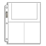 Ultra-Pro 3-Pocket Pages (4X6) - 100 Pages per box (Quantity of 1) [Misc.]