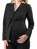 A Pea in the Pod: Button Front Bi-stretch Suiting Maternity Jacket