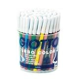 Giotto - 96 Feutres Turbo Color, 3 ans +, lavables