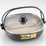 陳健一 IH対応角型すき焼き兼用餃子鍋26cm CK-616