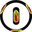 Lady Guadalupe Steering Wheel Cover