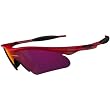 Oakley M Frame Hybrid S Adult Sport Sportswear Sunglasses - Crystal Red/Positive Red Iridium