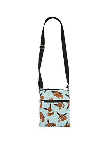 Pokemon Eevee Polka Dot Canvas Crossbody Bag