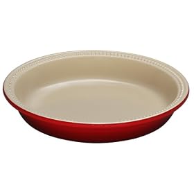 Buy Le Creuset Stoneware 10-Inch Pie Dish, Cherry
