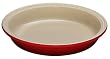 Le Creuset Stoneware 10-Inch Pie Dish, Cherry