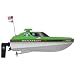 Megatech H20 Pro Racer Speedboat with Radio, Battery and Charger in Green