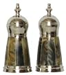 Decorative Salt and Pepper Shakers With Horn Sides