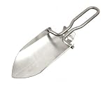 Stainless Steel 9 Folding Trowel with Belt Holster - Great for Camping, Gardening