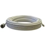 Cellphone-Mate CM240 White 20 Ft Ultra-Low-Loss Coaxial Coax Cable CM004-20-FN