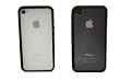 Black Bumper with Back iPhone 4S Case (Compatible with Apple iPhone 4S, iPhone 4)