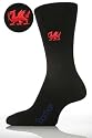 Mens 1 Pair SockShop Individual Embroidered Nation Sock WELSH DRAGON - 7-11 Mens - Welsh Dragon