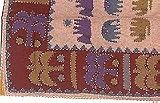 Home Interior Decorating Double Layered Embroidered Cotton Bedspread India Block Printing Size Twin (bscov328)