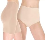 Spanx Hide & Sleek 2 Bodyshapers - One Mid-thigh Shaper and One Panty Shaper - 2 PIECES - RETAIL VALUE $72 - Nude or Black Plus Sizes Available