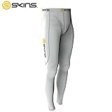 SKINS(スキンズ)sport ロングタイツ white/grey B10005001