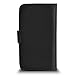 HTC Desire 610 Premium Leather Black Wallet Flip Case Cover Pouch + Big Touch Stylus PenRED DS+ Screen Protector & Polishing Cloth SVL2 BY SHUKAN, (WALLET BLACK)