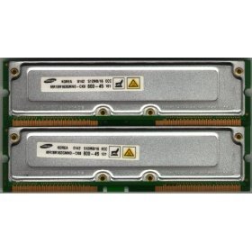 1GB (2x512MB) PC800-40 RDRAM RAMBUS RIMM Memory 