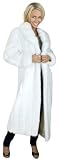Silk and Sable-Full Length Coyote Faux Fur Coat