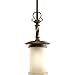 Progress Lighting Santiago Roasted Java 1-Light Mini Pendant Light P5076-102
