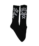 Silver Star LIVING FAST CREW SOCKS in Black