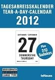 Produkt-Bild: Tagesabrei&szlig;kalender / Tear-a-day Gro&szlig;druck 2012